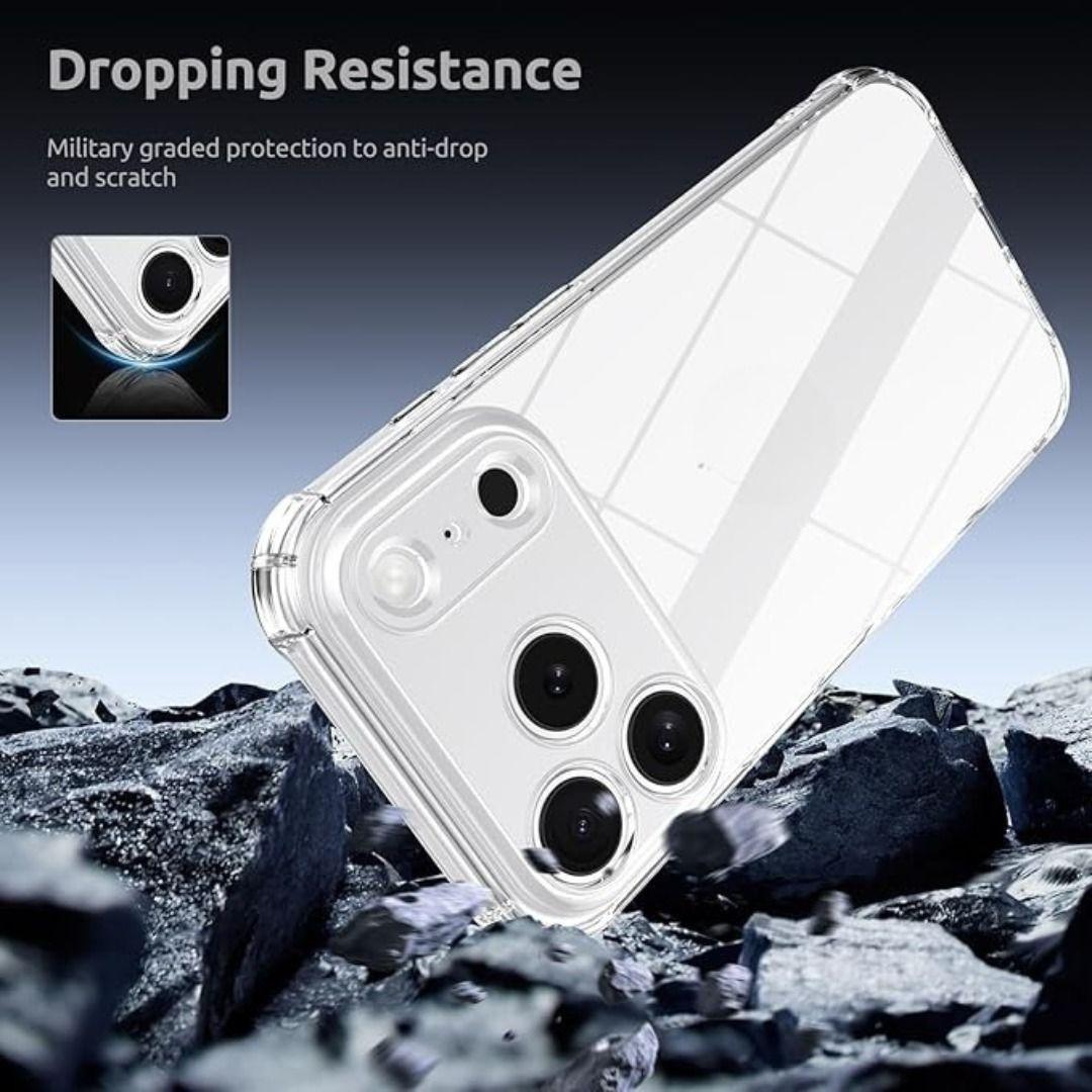Carcasa Transparente Antigolpes para iPhone 17 Pro Max -3