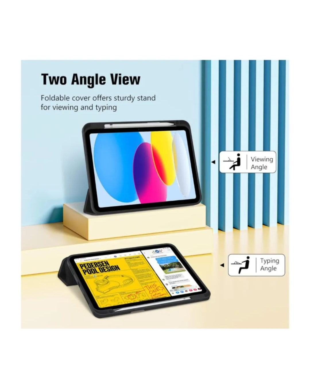 Funda Smart cover para iPad A16 11ª Generación 2025 -5