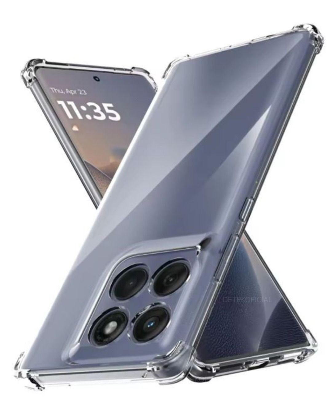 Carcasa Transparente Antigolpes para Motorola Edge 60 Fusión -0