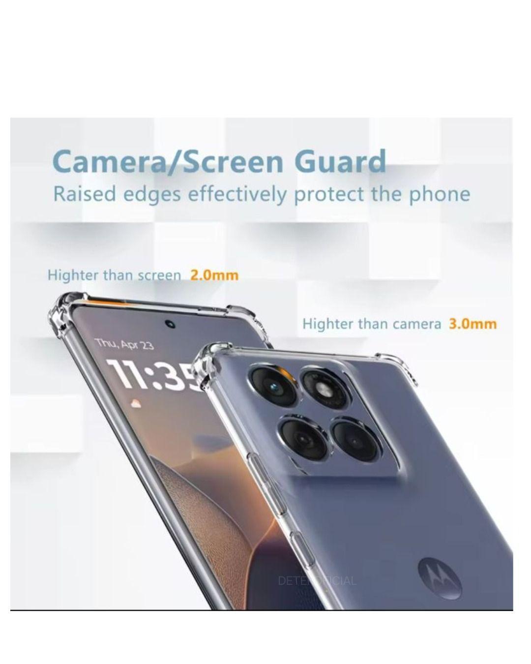 Carcasa Transparente Antigolpes para Motorola Edge 60 Fusión -4