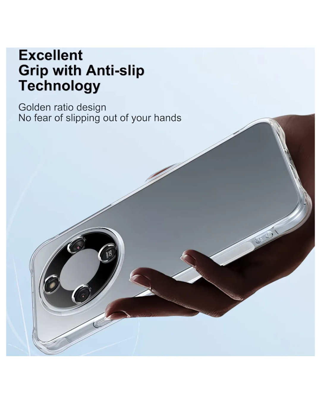 Carcasa Transparente Reforzada Para Honor Magic 8 Lite-4