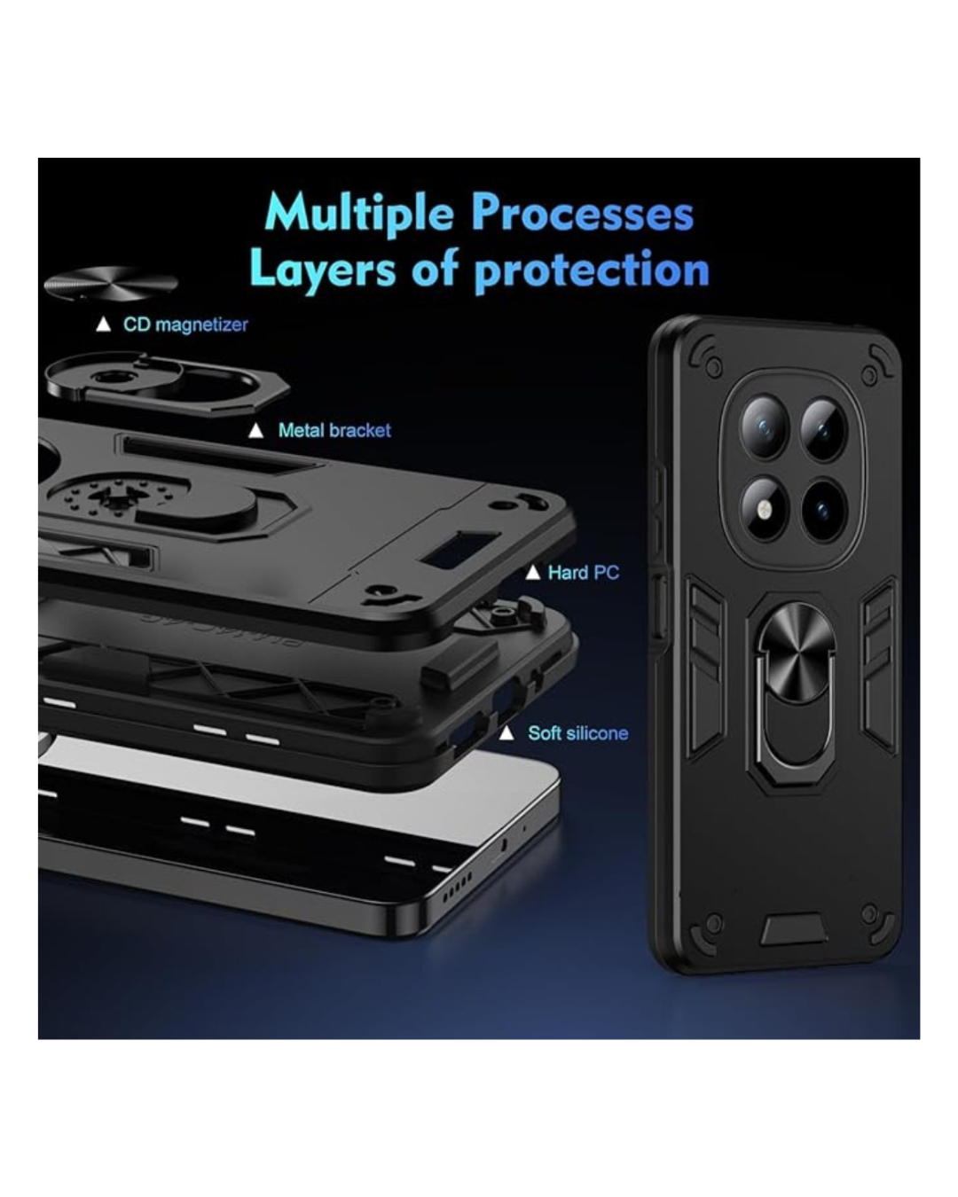 Carcasa Anti Golpe Para Xiaomi Note 15 Pro-4