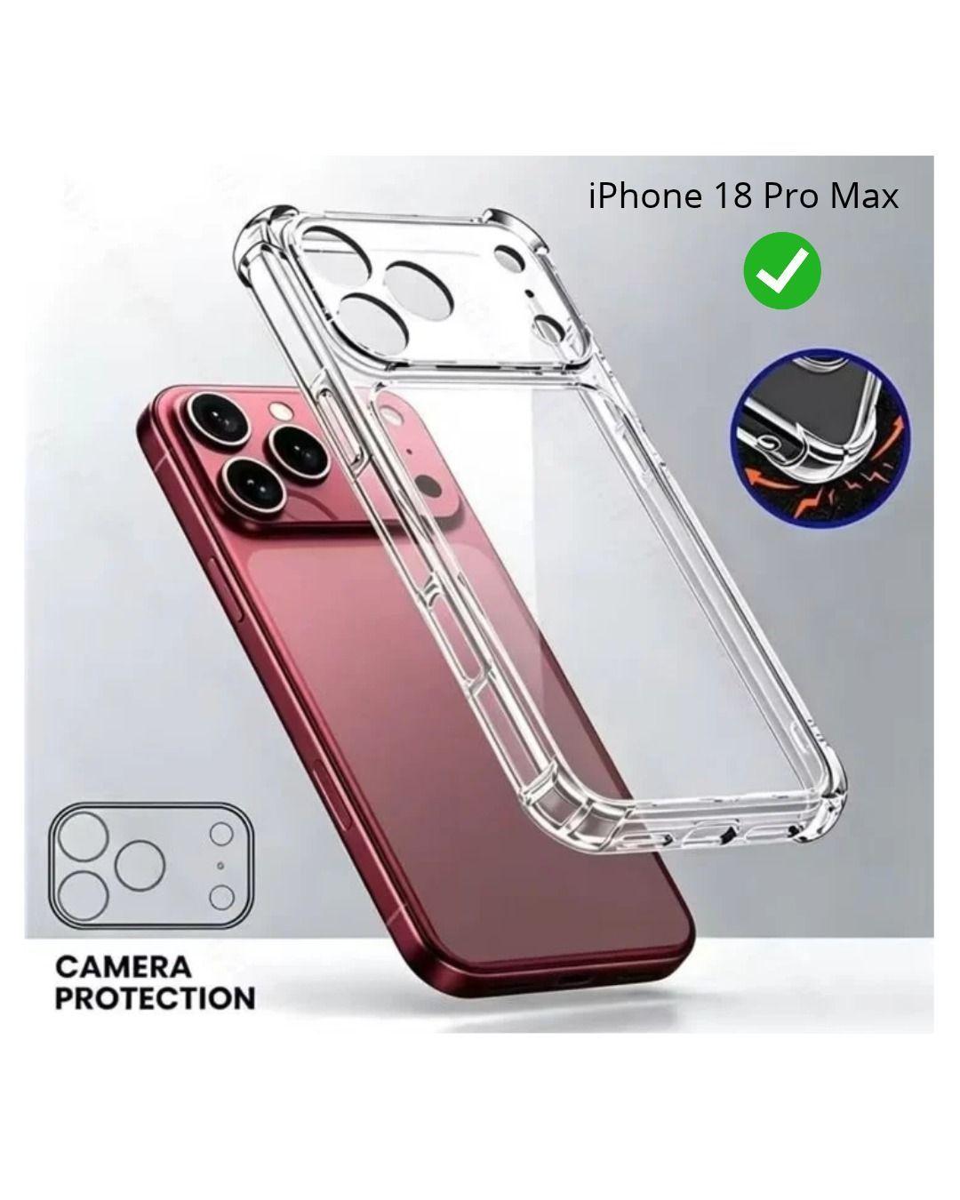 Carcasa Transparente Antigolpe Para iPhone 18 Pro Max-1