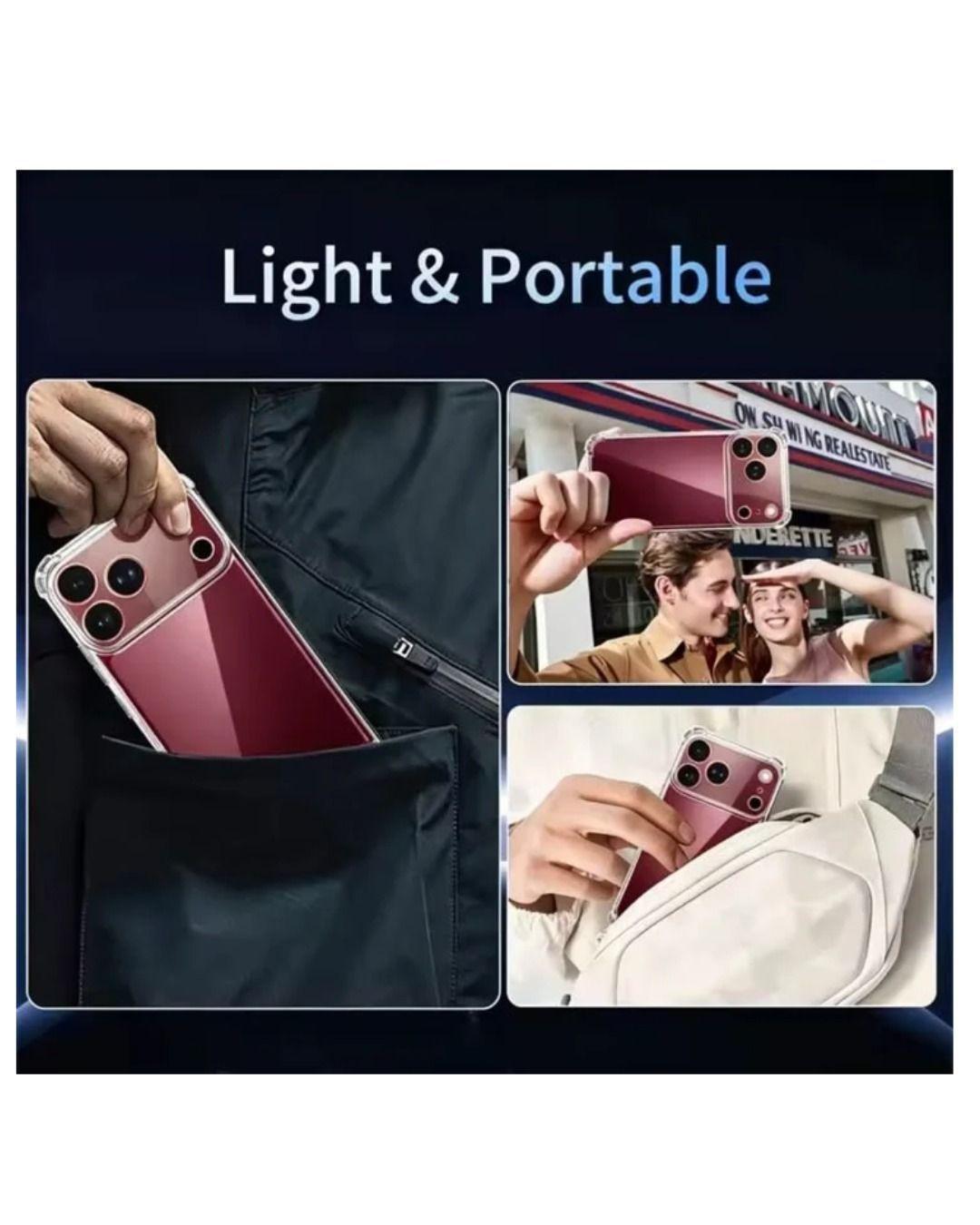 Carcasa Transparente Antigolpe Para iPhone 18 Pro Max-5