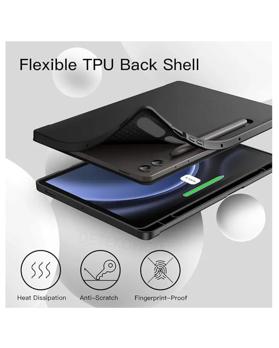 Funda Smart Cover Para Samsung S10 Plus 12.4" -3