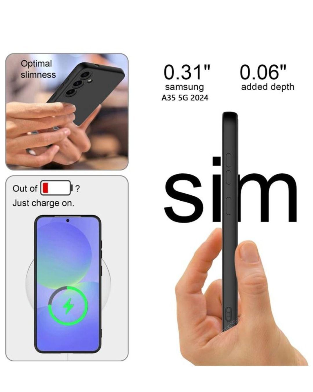 Carcasa Silicona Unicolor Para Samsung A26 -1
