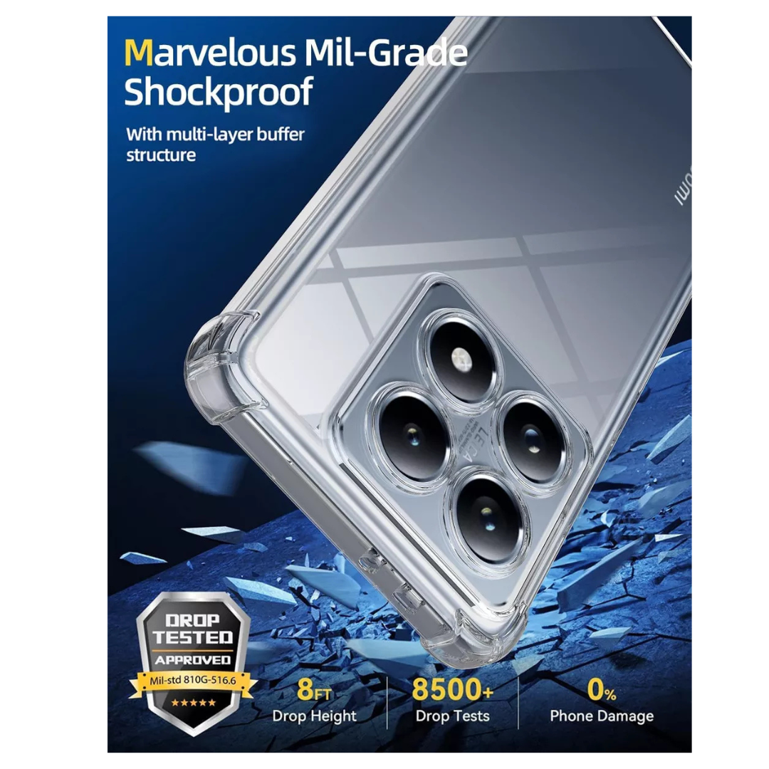 Carcasa transparente Antigolpes Xiaomi 14T Pro 5G-5