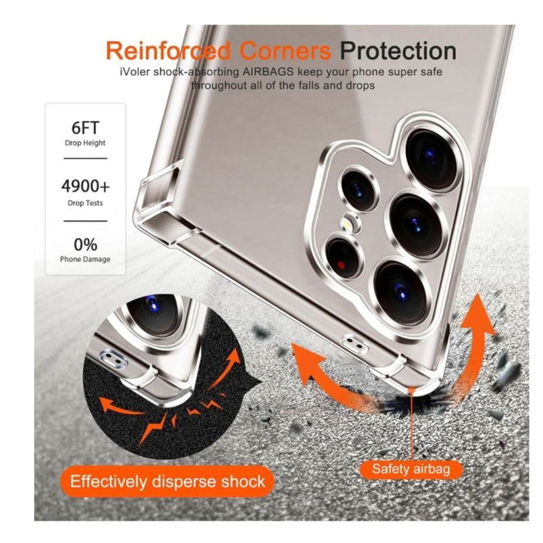 Carcasa Transparente Antigolpes para Samsung S25 Ultra -6