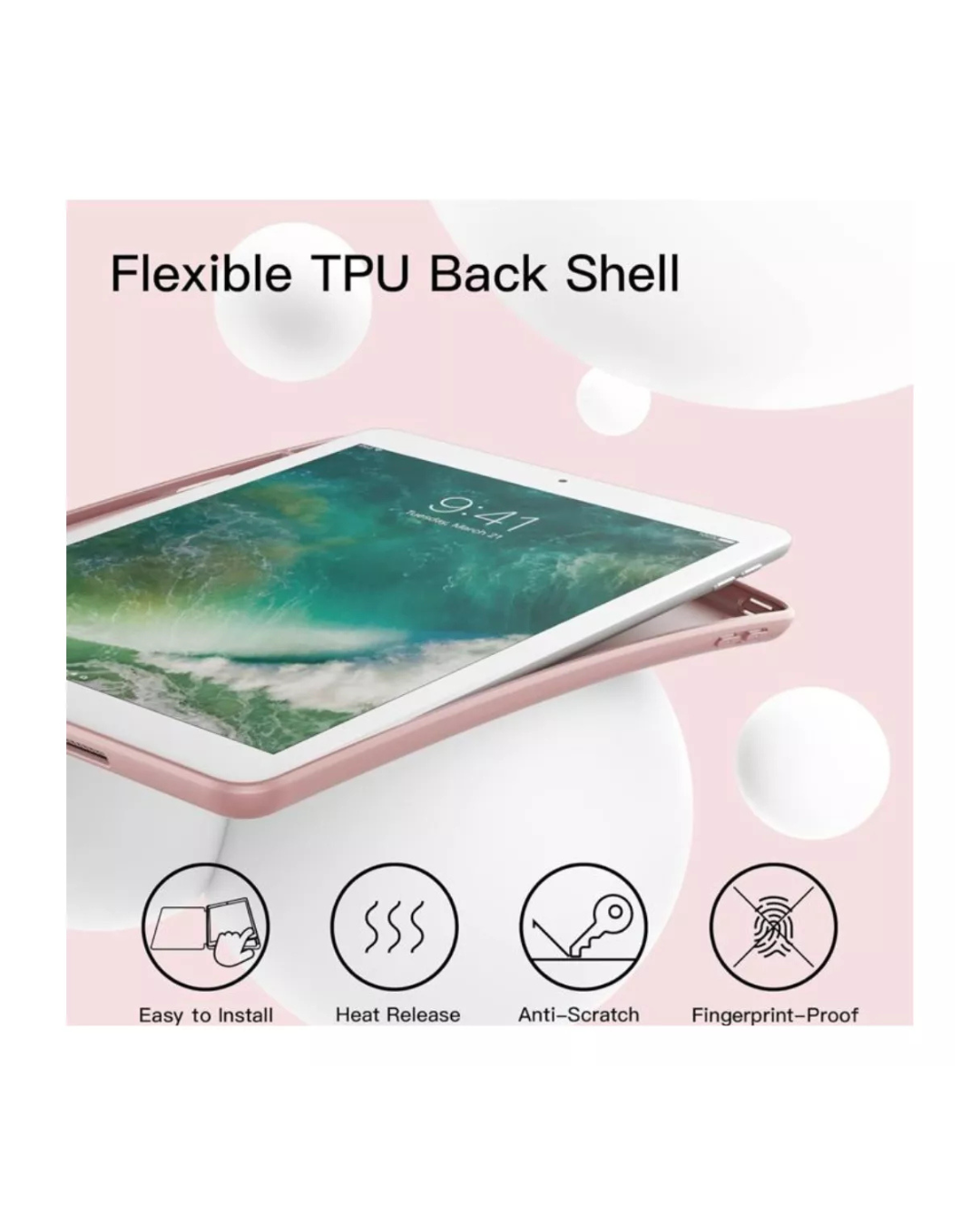 Funda Smart Cover Para iPad Air 2 9.7 Con Ranura-2