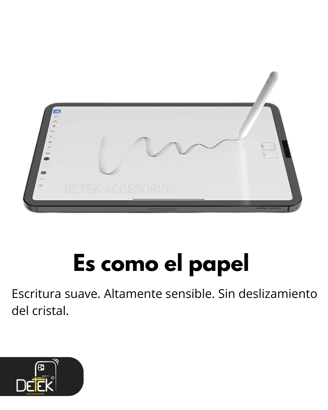 Lamina Paper Like De Vidrio Templado Premium Para Samsung S10 fe 10.9-3