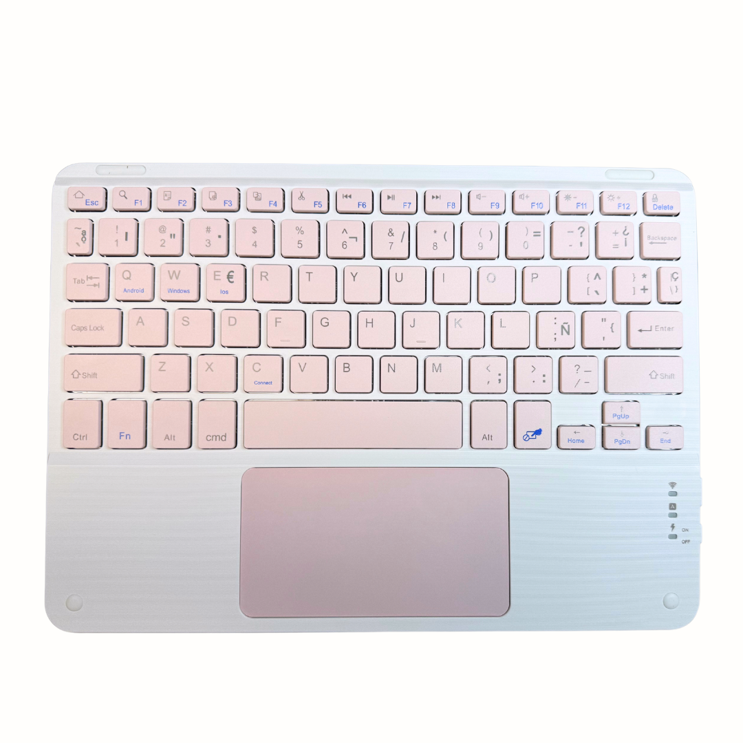 Funda Con Teclado Bluetooth Touchpad Para iPad Air 11 M2 2024 -2