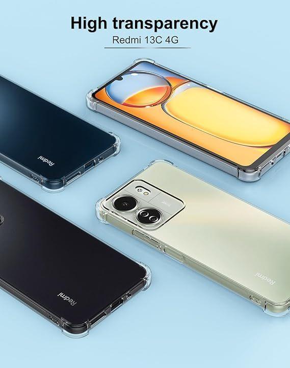 Carcasa transparente antigolpes para Xioami Poco C65 / Redmi 13C 4G -2
