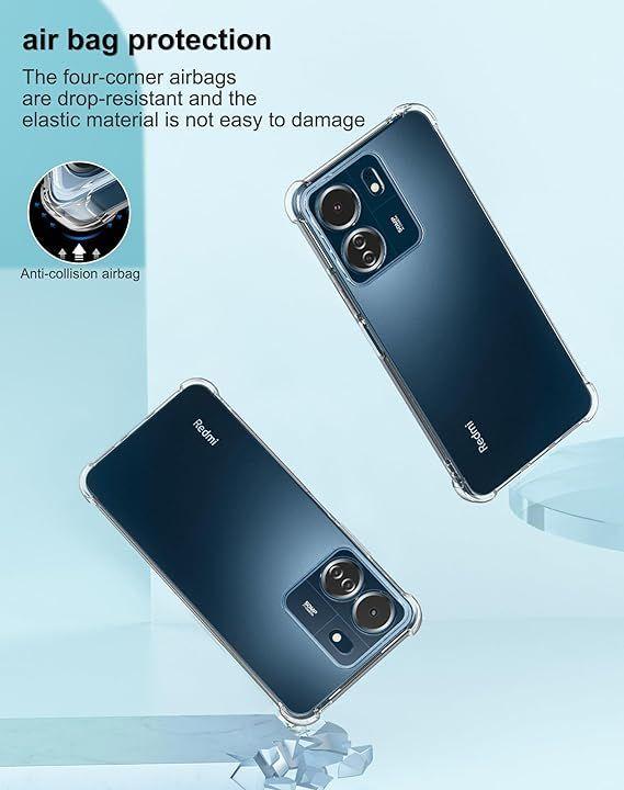 Carcasa transparente antigolpes para Xioami Poco C65 / Redmi 13C 4G -4