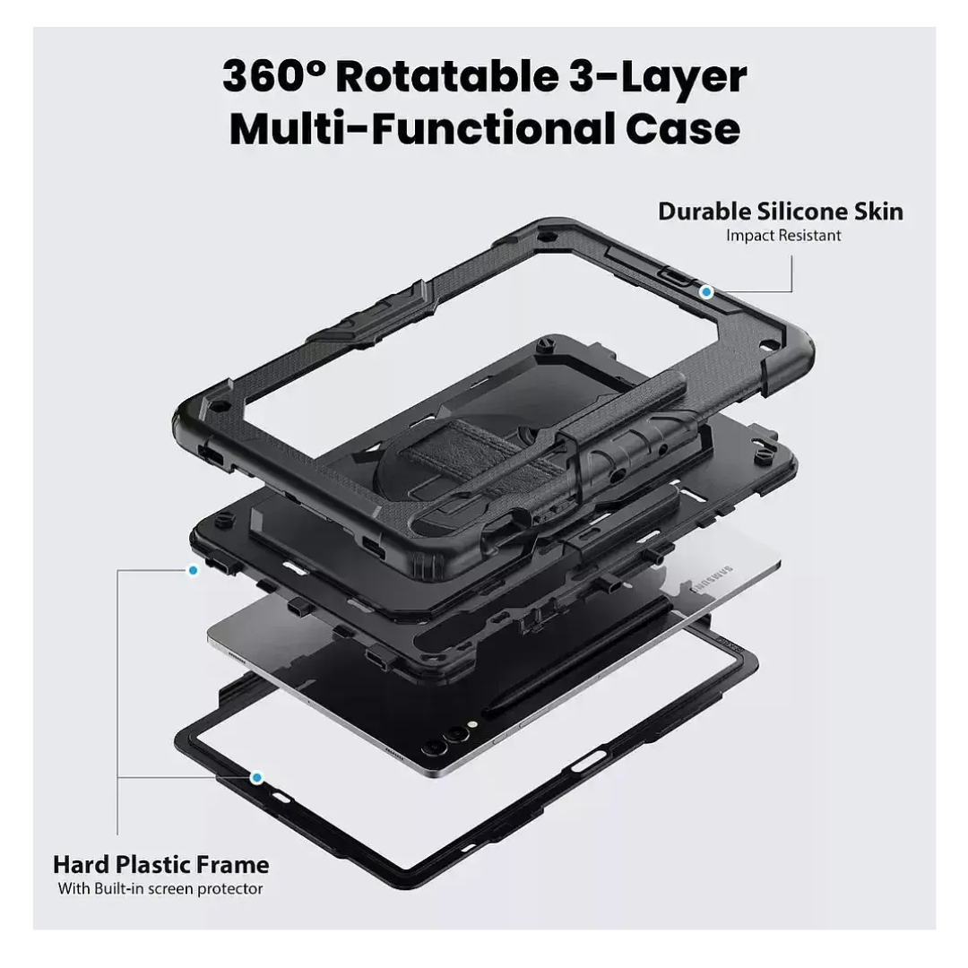 Funda Antigolpes Armadura Para Samsung Galaxy Tab S10 Lite-4