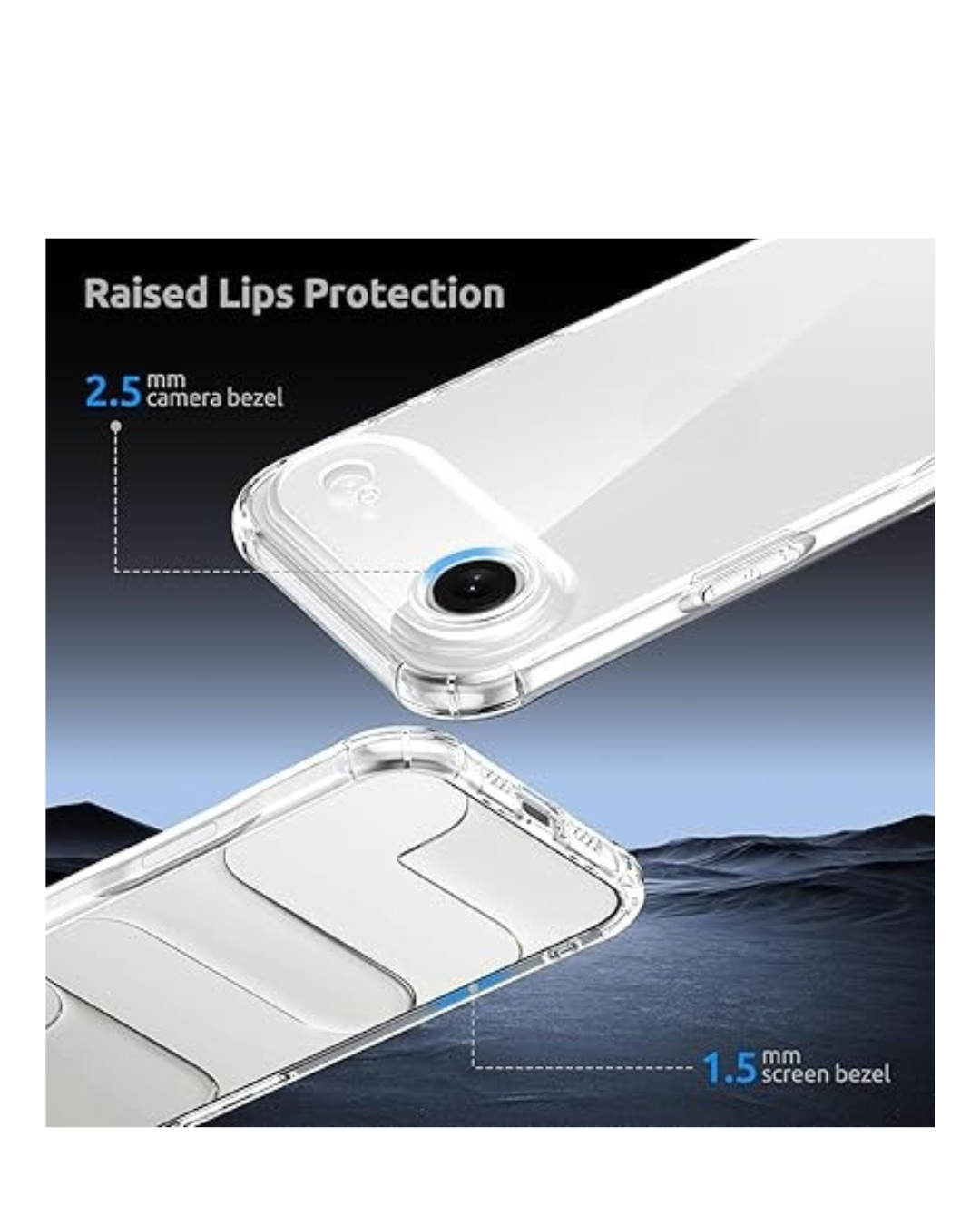 Carcasa Transparente Antigolpes para iPhone 17 Air -3