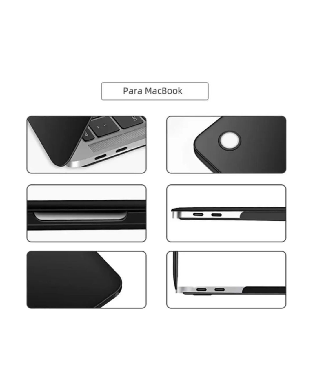 Carcasa Acrílica Protectora Para MacBook Pro 13 M2 M1 2026 2022 2017-3
