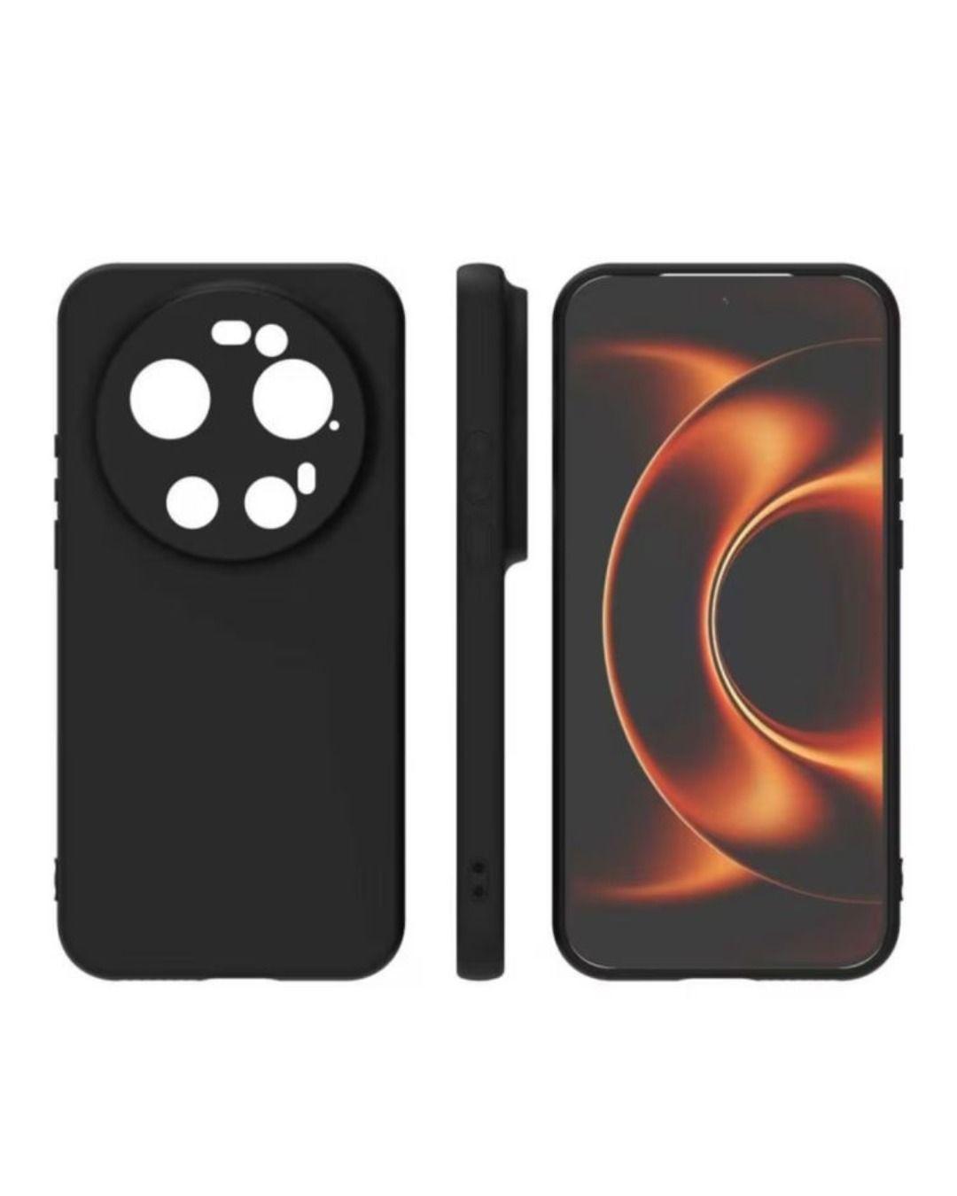 Carcasa Silicona Negra Para Xiaomi 17 Ultra-2