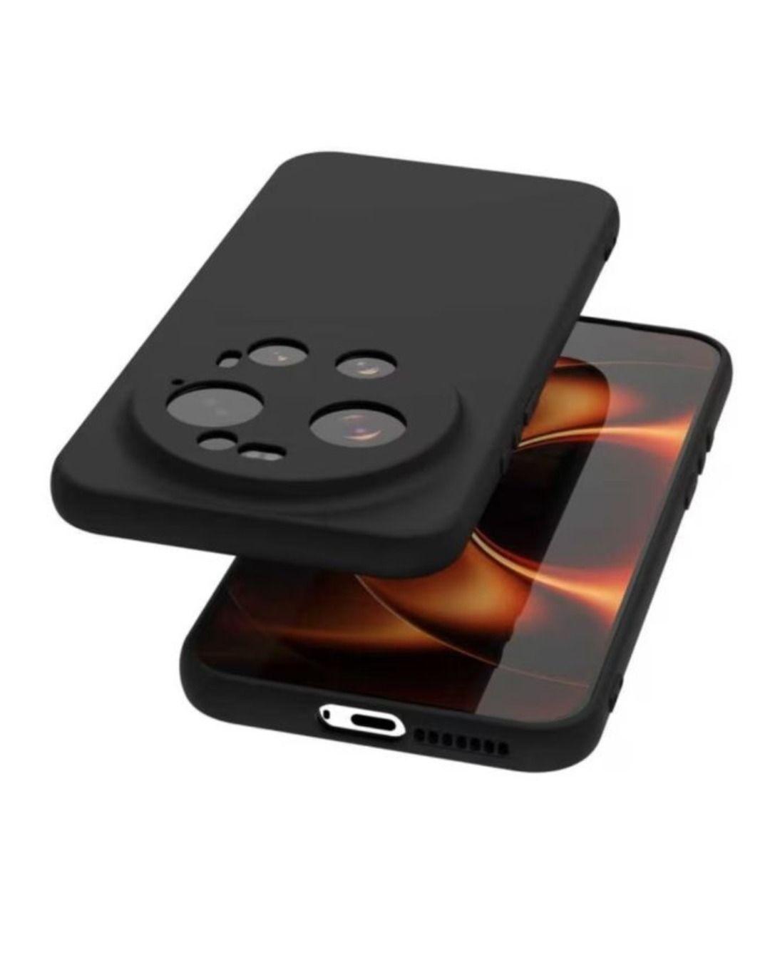 Carcasa Silicona Negra Para Xiaomi 17 Ultra-3