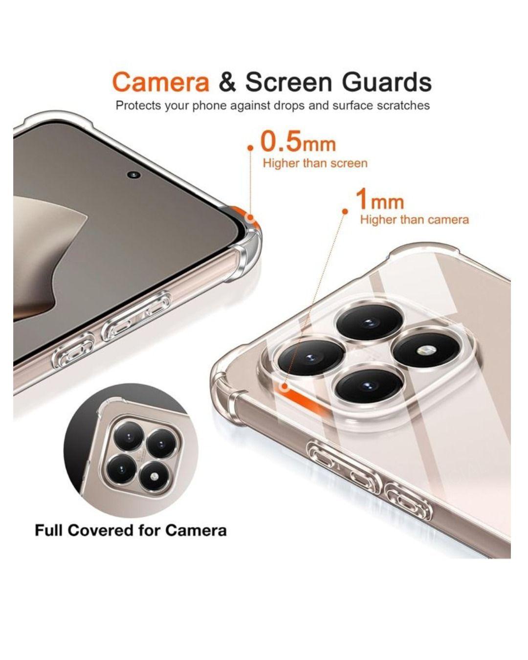 Carcasa transparente antigolpes para Xiaomi 15T Pro -5