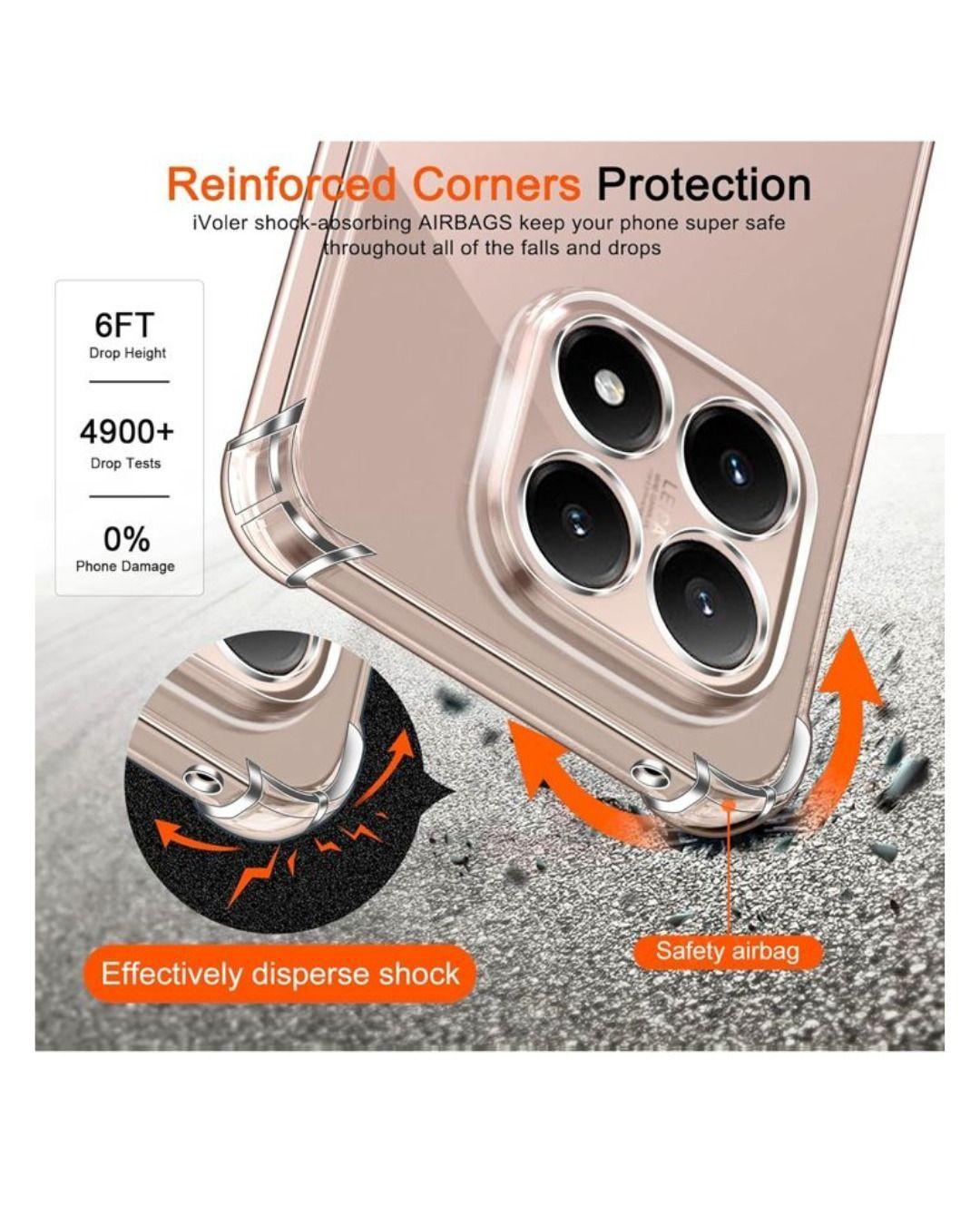 Carcasa transparente antigolpes para Xiaomi 15T Pro -6