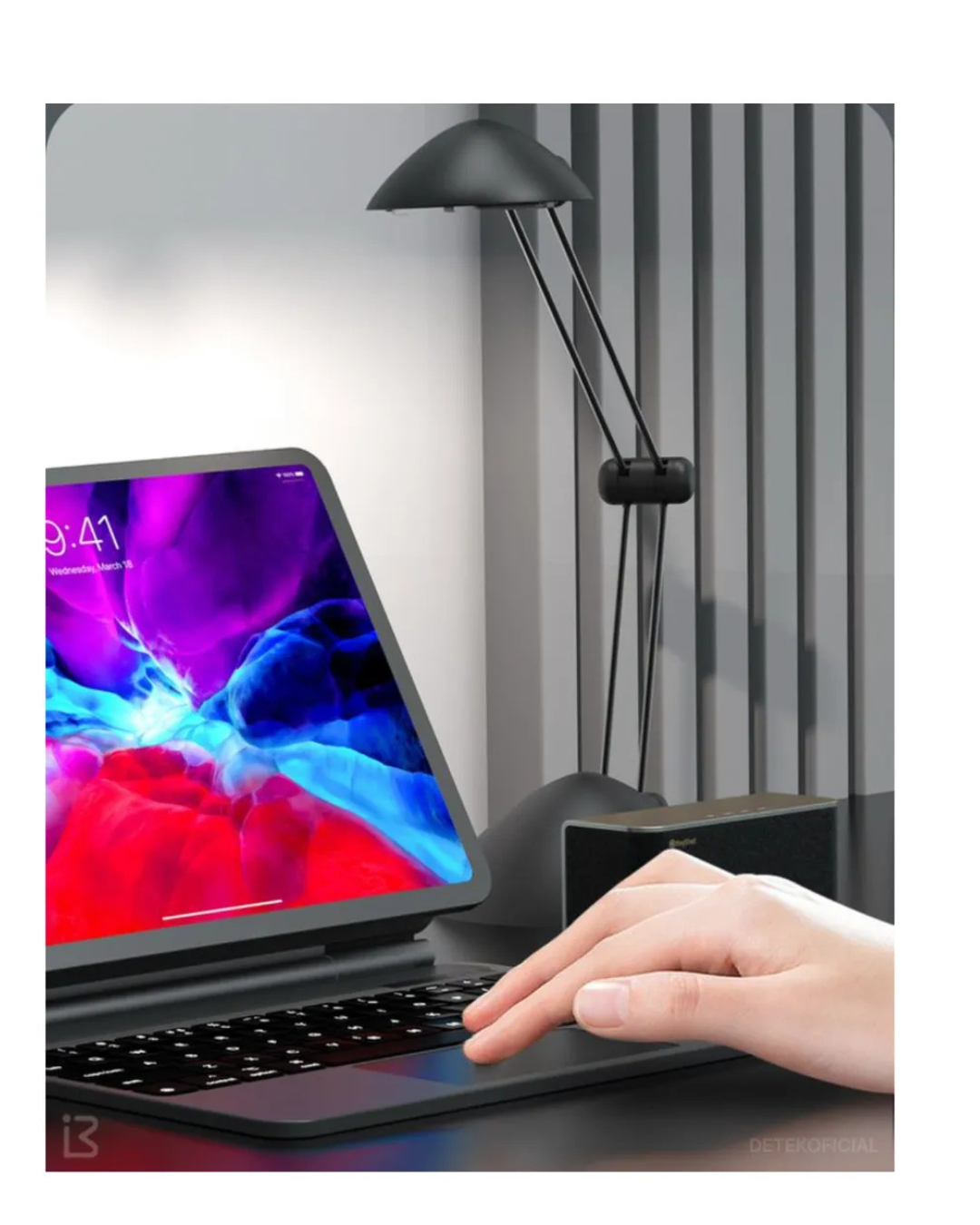 Teclado Magic Keyboard Español Para iPad Air 11 M3 2025-5