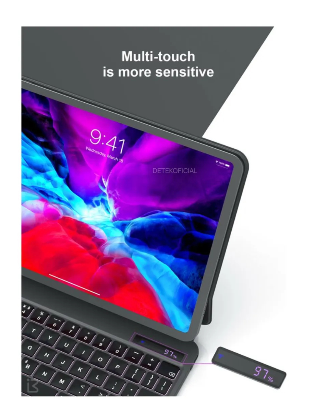 Teclado Magic Keyboard Español Para iPad Air 11 M3 2025-6