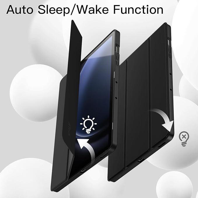 Funda Carcasa Smart Cover Para Tablet Samsung S7 fe / S7+ Plus / S8+ Plus 12.4"-3