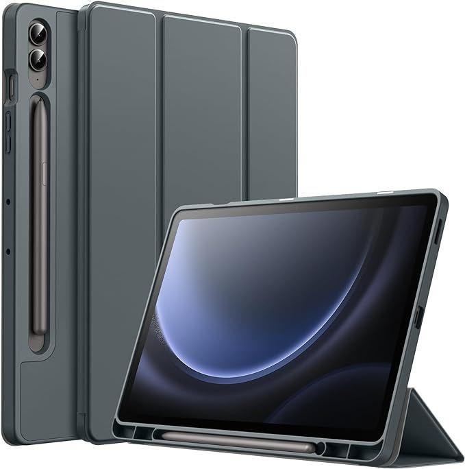 Funda Carcasa Smart Cover Para Tablet Samsung S7 fe / S7+ Plus / S8+ Plus 12.4"-0