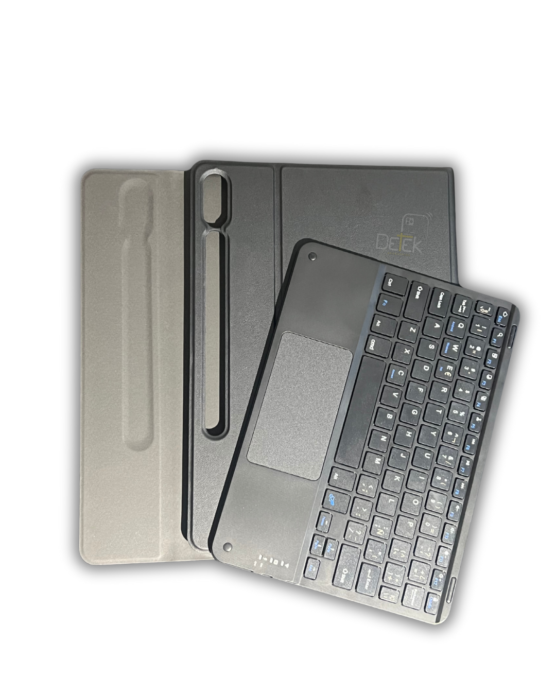 Funda con teclado Bluetooth para Tablet Samsung S10 Plus 12.4"-5