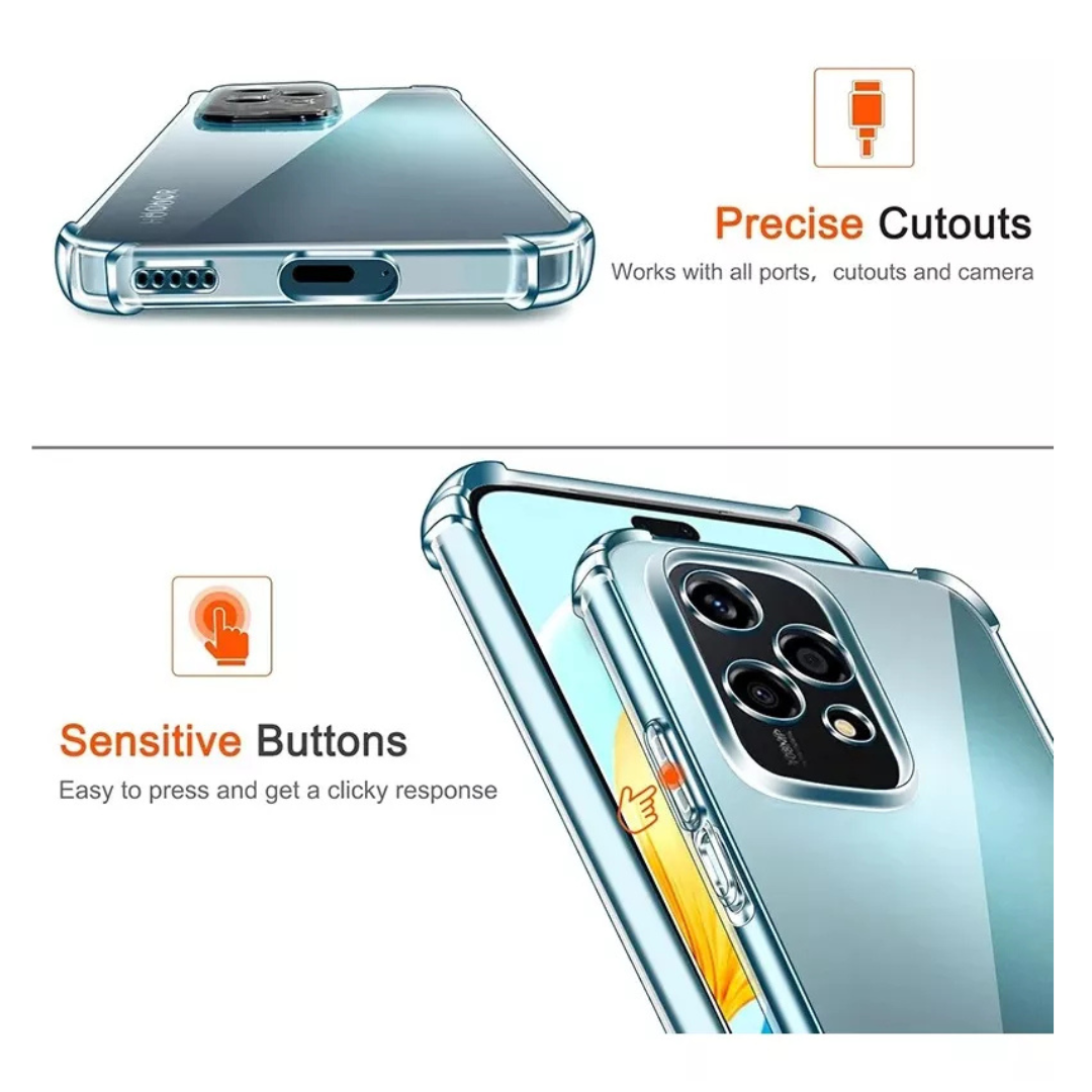 Carcasa Transparente Antigolpes para Honor 200 Lite 5G -2