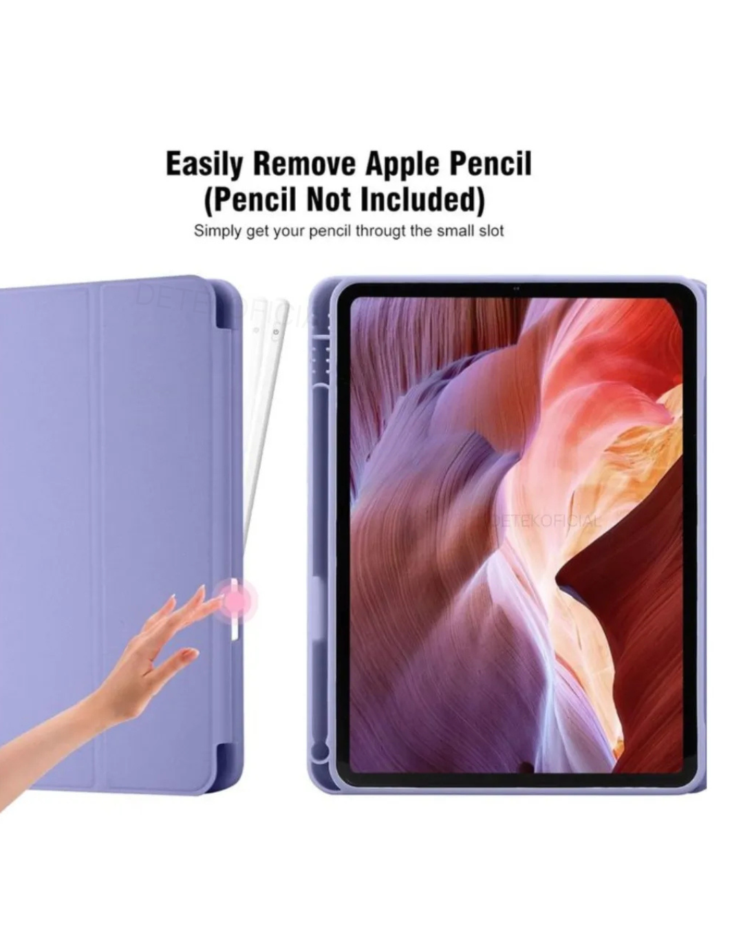 Carcasa Funda Smart Cover Con Ranura Para iPad Air 11 M2 2024-4