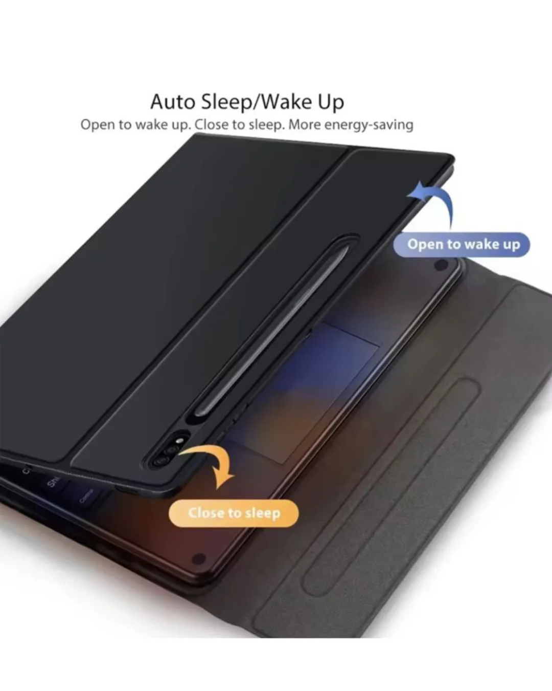 Funda Con Teclado Bluetooth Para Samsung Galaxy S9 / S9  Fe 10.9"-3