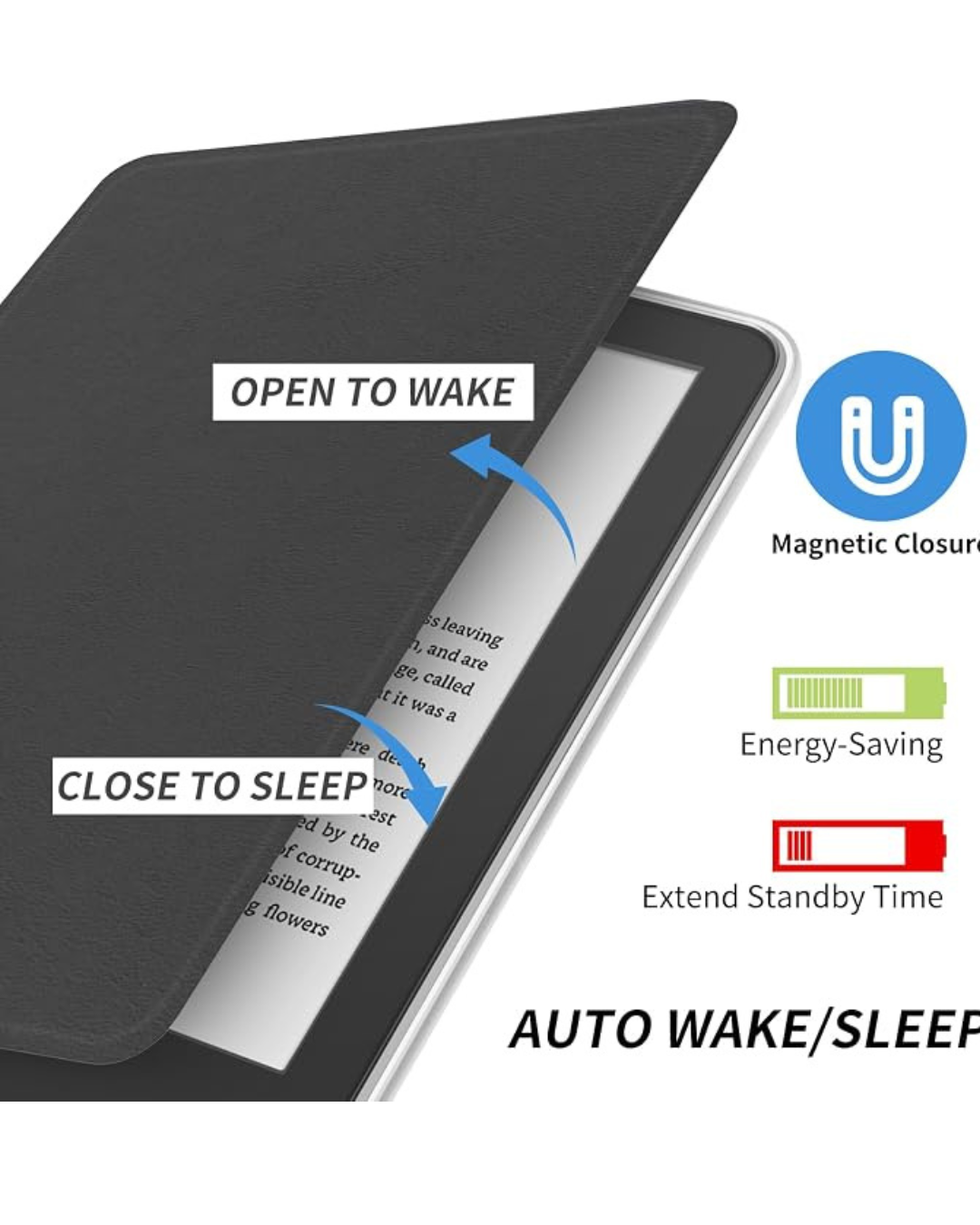 Funda Inteligente Impermeable Para Kindle Paperwhite 12th Gene 2024-3