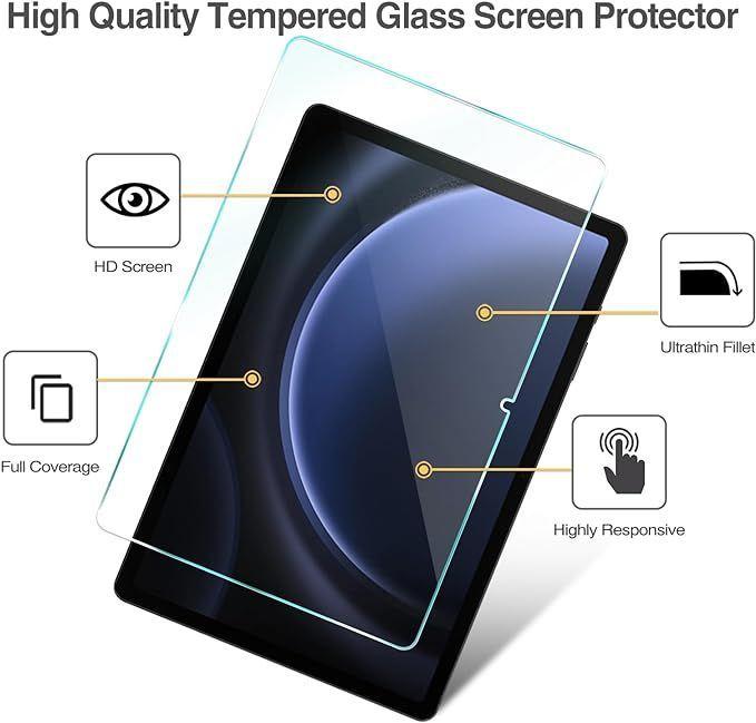 Lamina Mica Vidrio Templado Para Tablet S7 Fe / S7+ Plus / S8+ Plus 12.4" -2