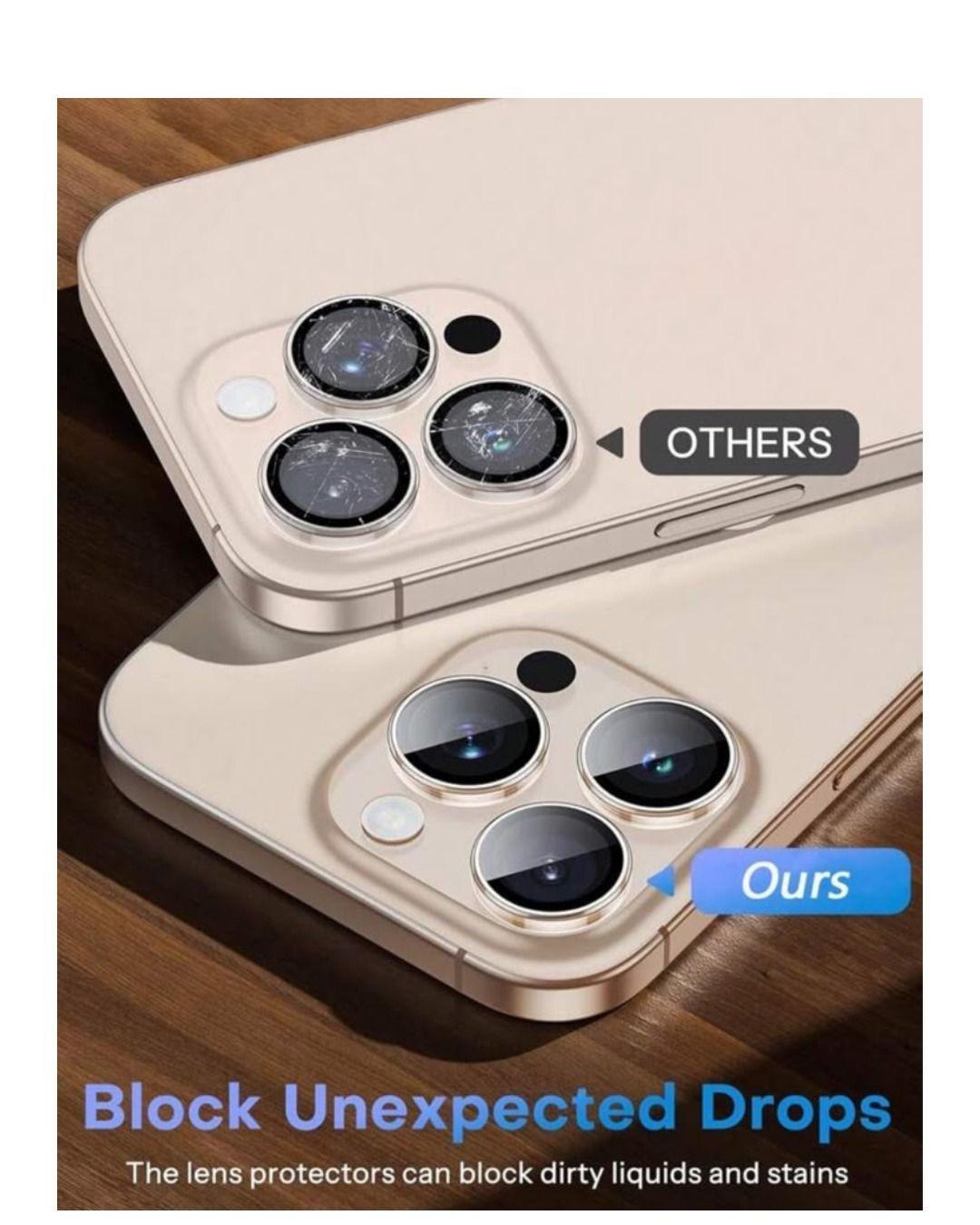 Protector de lentes de camara transparente para iPhone 18 Pro Max-4