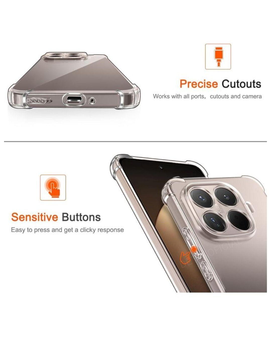 Carcasa transparente antigolpes para Xiaomi 15T 5g-6