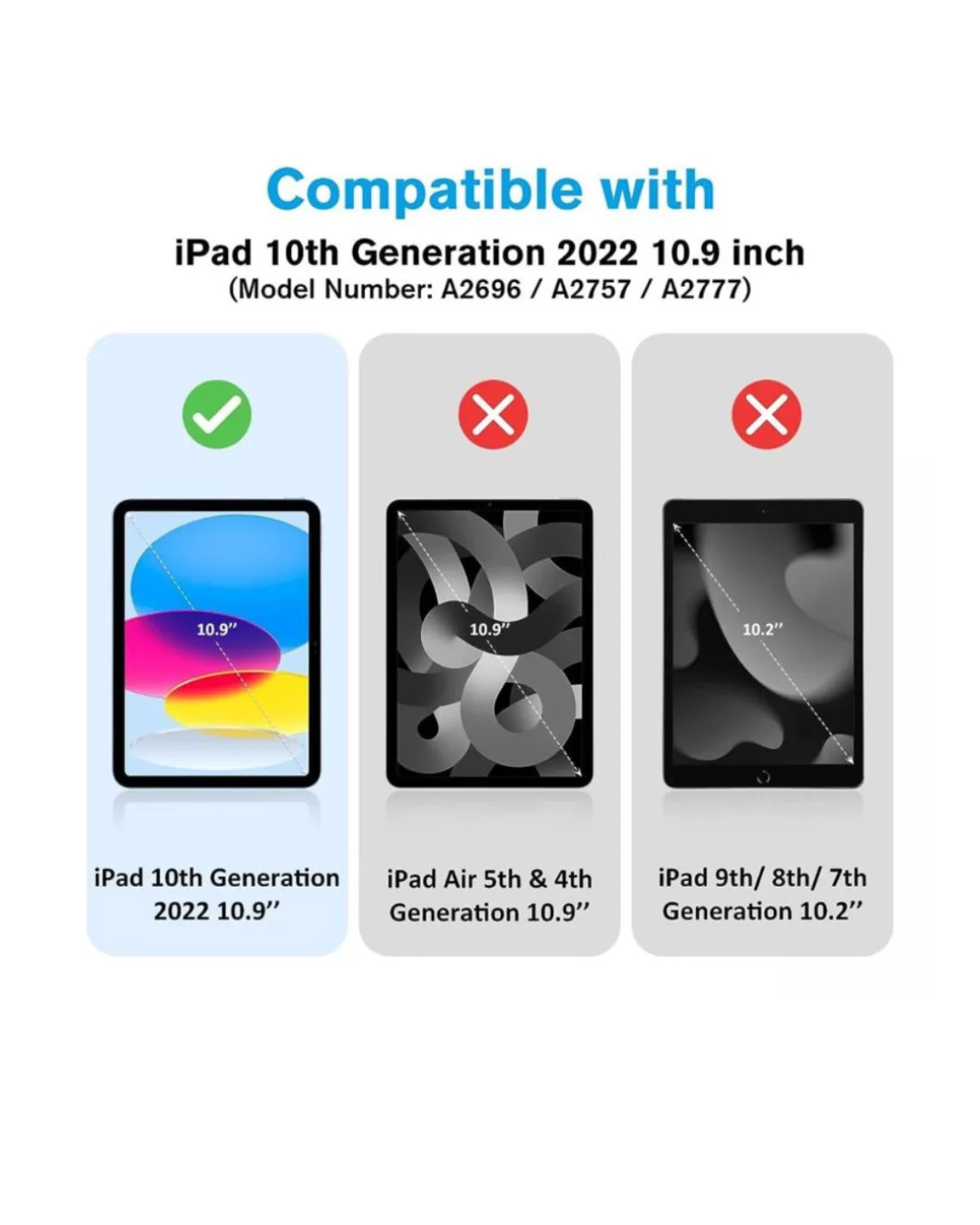 Carcasa Transparente Reforzada Para iPad 10ma Gene 10.9" 2022-1