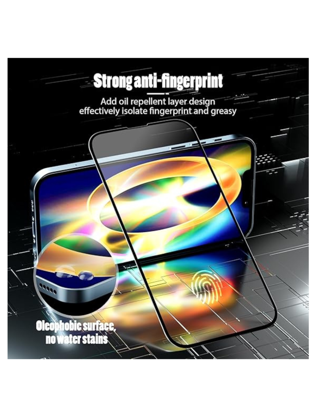 Lamina completa de vidrio para iPhone 17 Pro -2