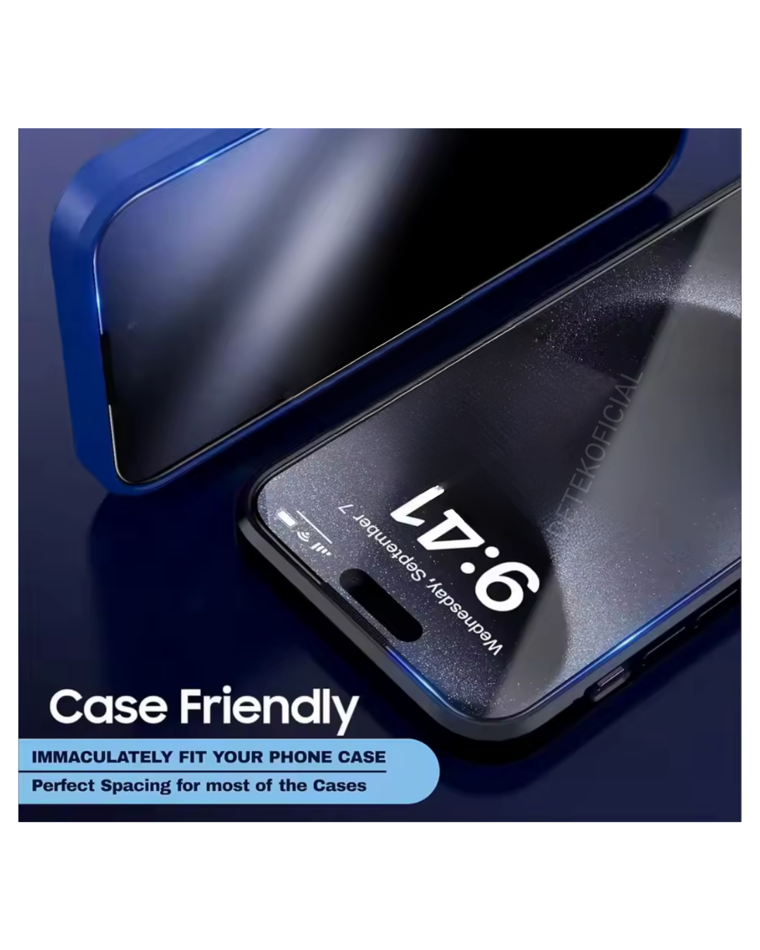 Lamina completa de vidrio para iPhone 17 Pro -4