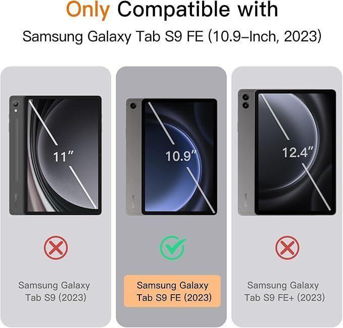 Carcasa Funda Smart Cover Para Tablet Samsung S9 / S9 Fe 10.9"-1