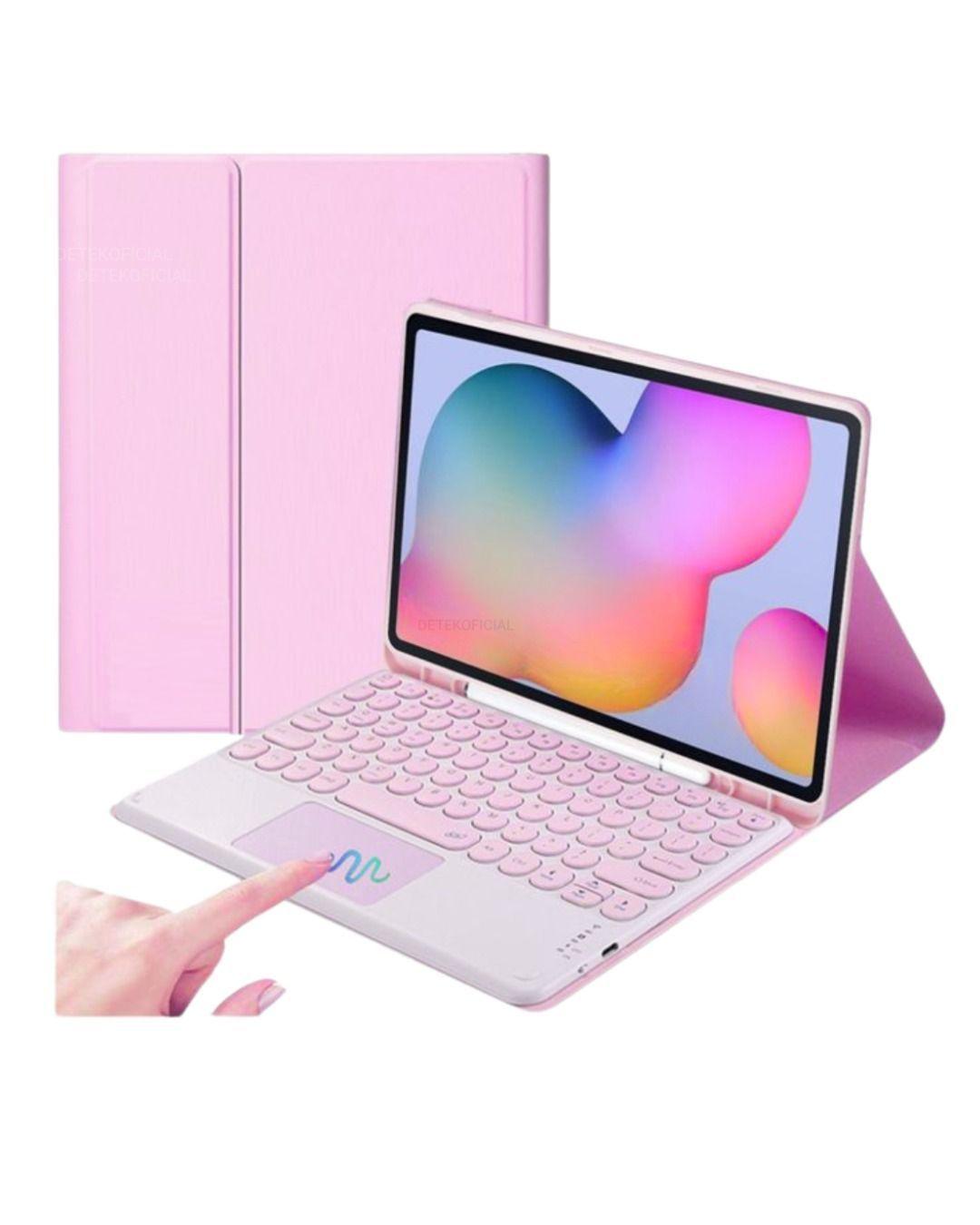 Funda Con Teclado Touchpad Para Samsung S6 Lite 10.4" -0