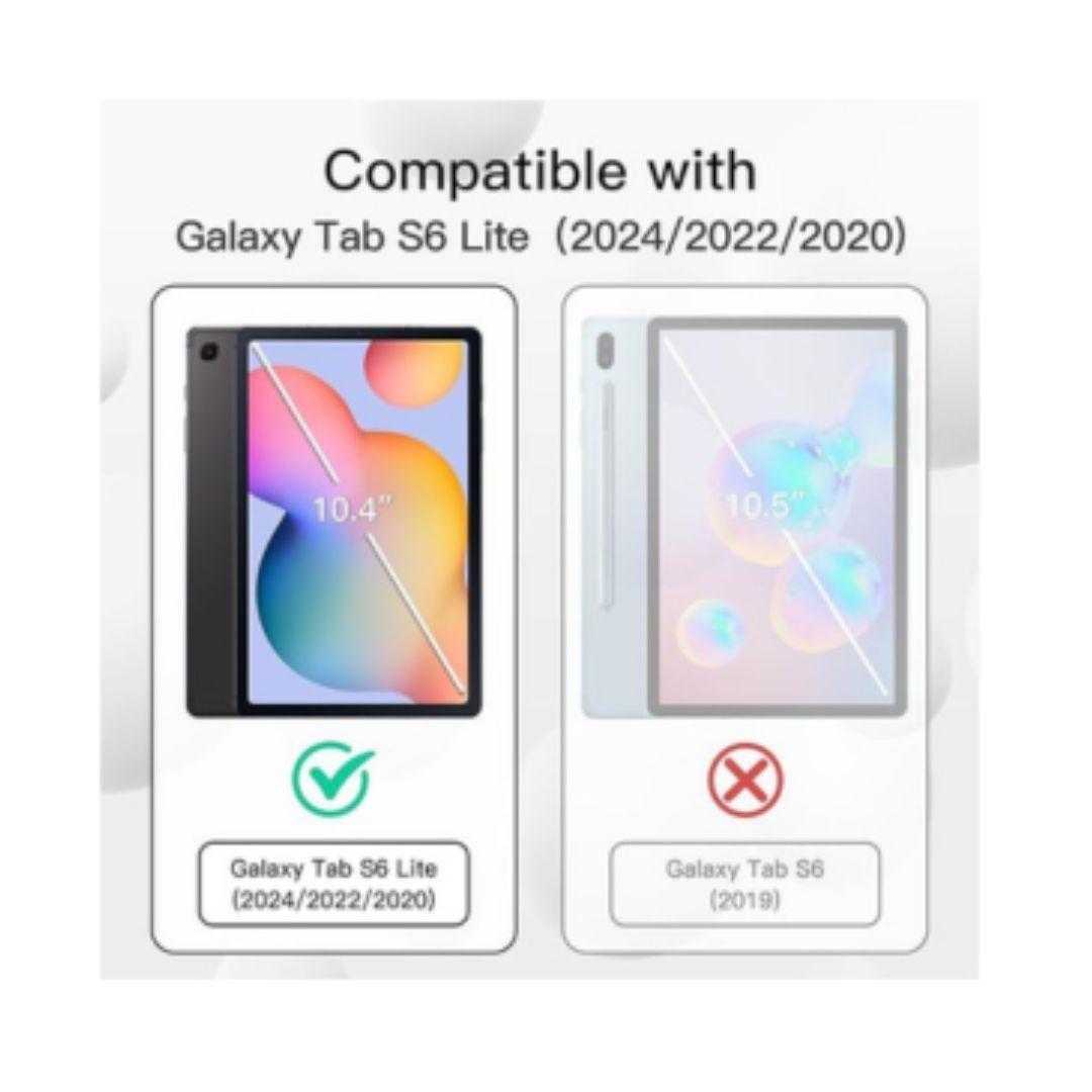 Funda Con Teclado Touchpad Para Samsung S6 Lite 10.4" -1