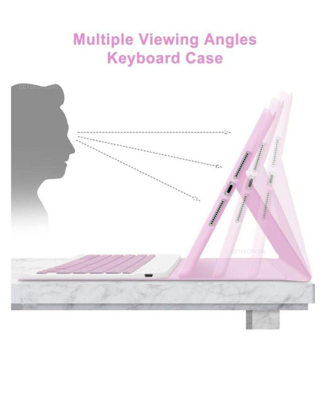 Funda Con Teclado Touchpad Para Samsung S6 Lite 10.4" -2