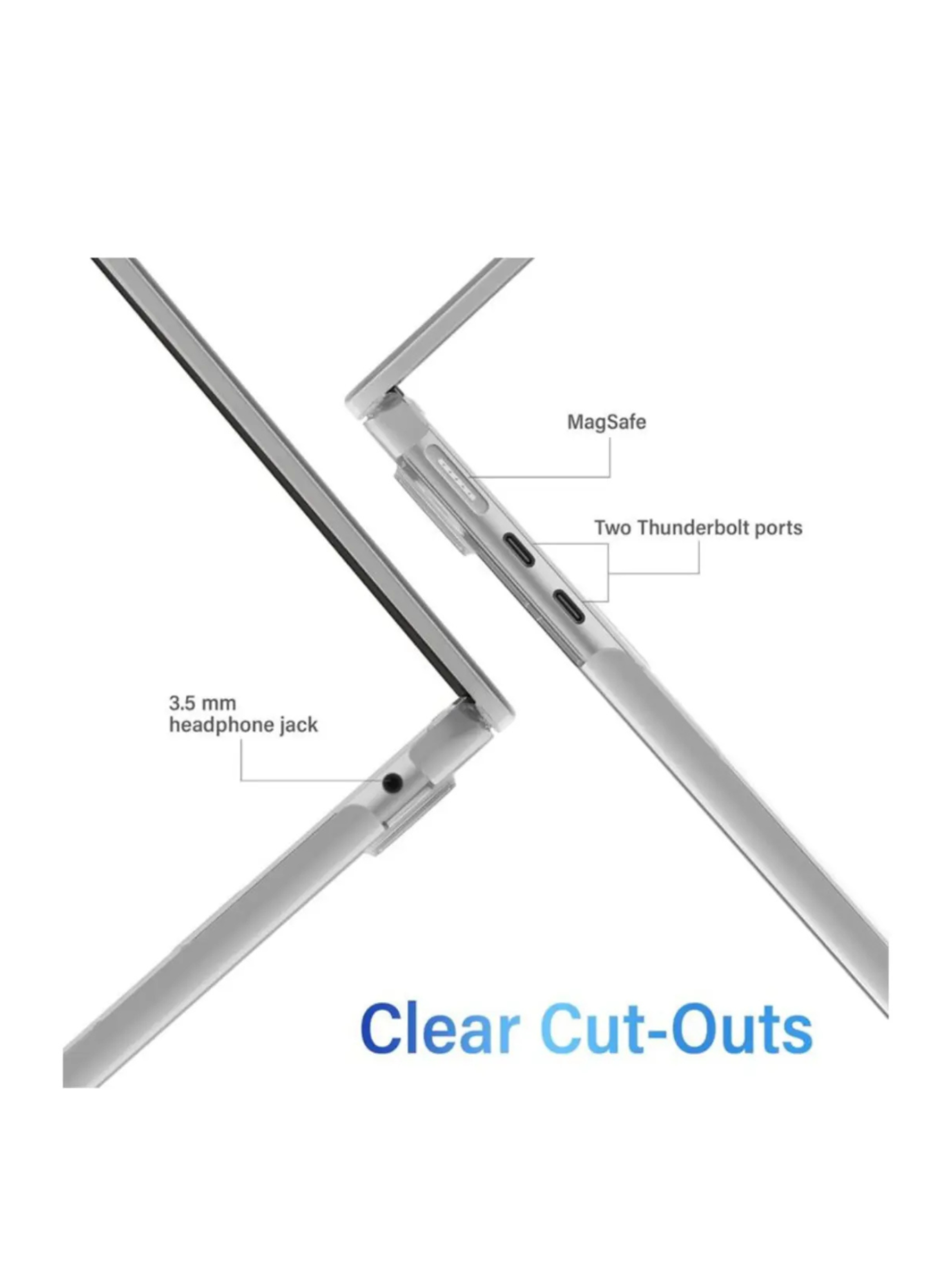 Carcasa Protectora Acrilico Para MacBook Air 13,6 M3 2024-2