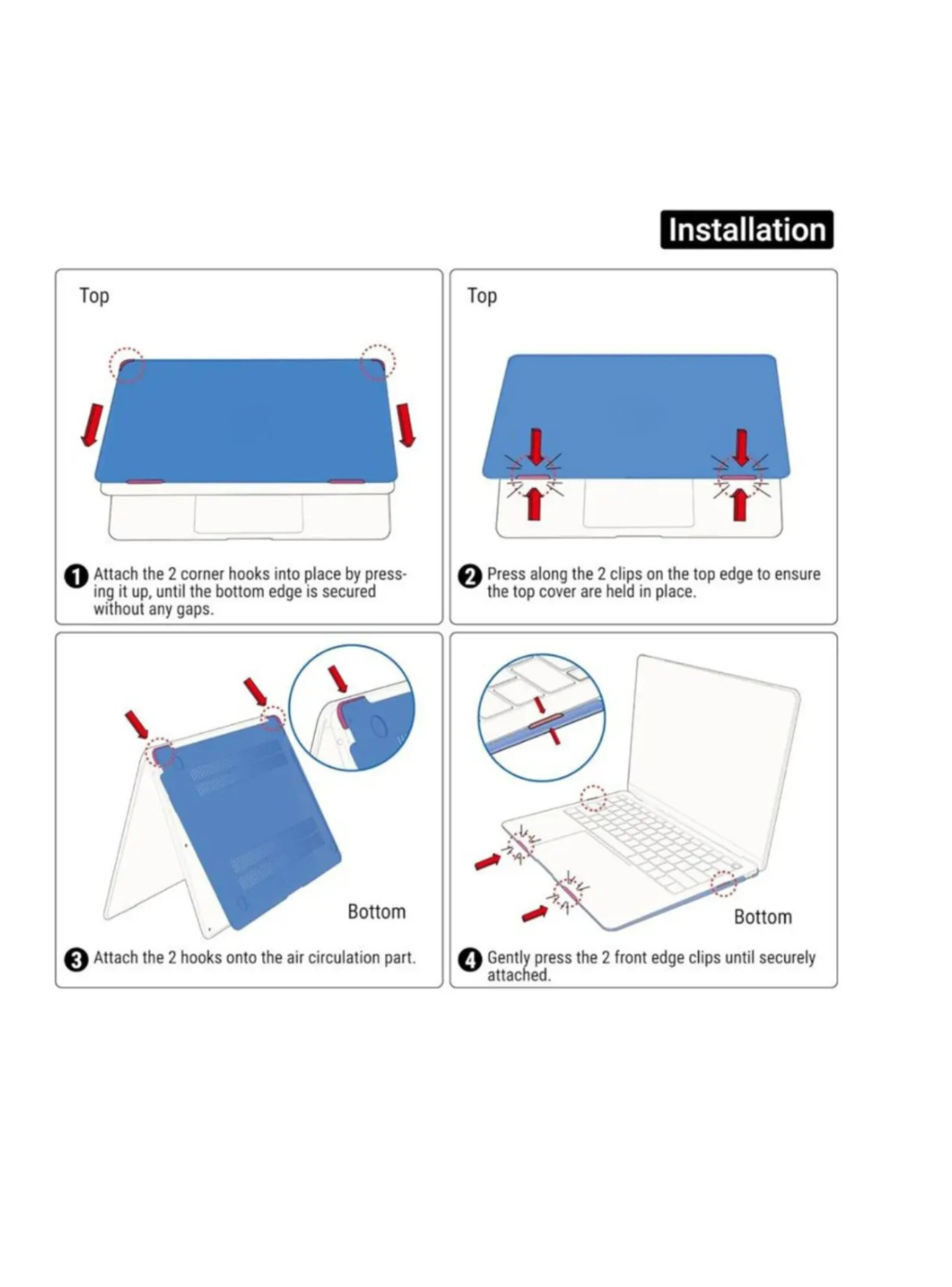 Carcasa Protectora Acrilico Para MacBook Air 13,6 M3 2024-4
