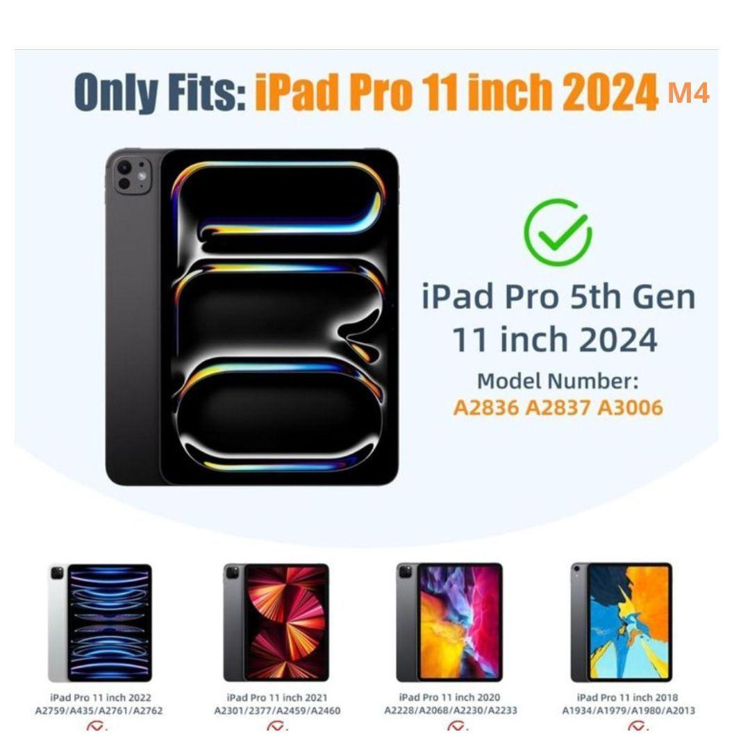 Funda Con Teclado Bluetooth Para iPad Pro 11 M4 2024 -3