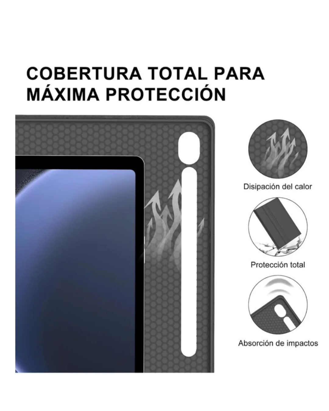 Funda Con Teclado Bluetooth Para Samsung Galaxy S10 Fe 10.9"-2