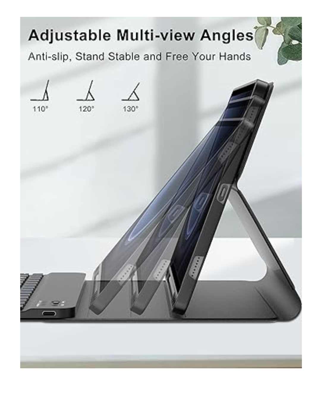 Funda Con Teclado Bluetooth Para Samsung Galaxy S10 Fe 10.9"-1