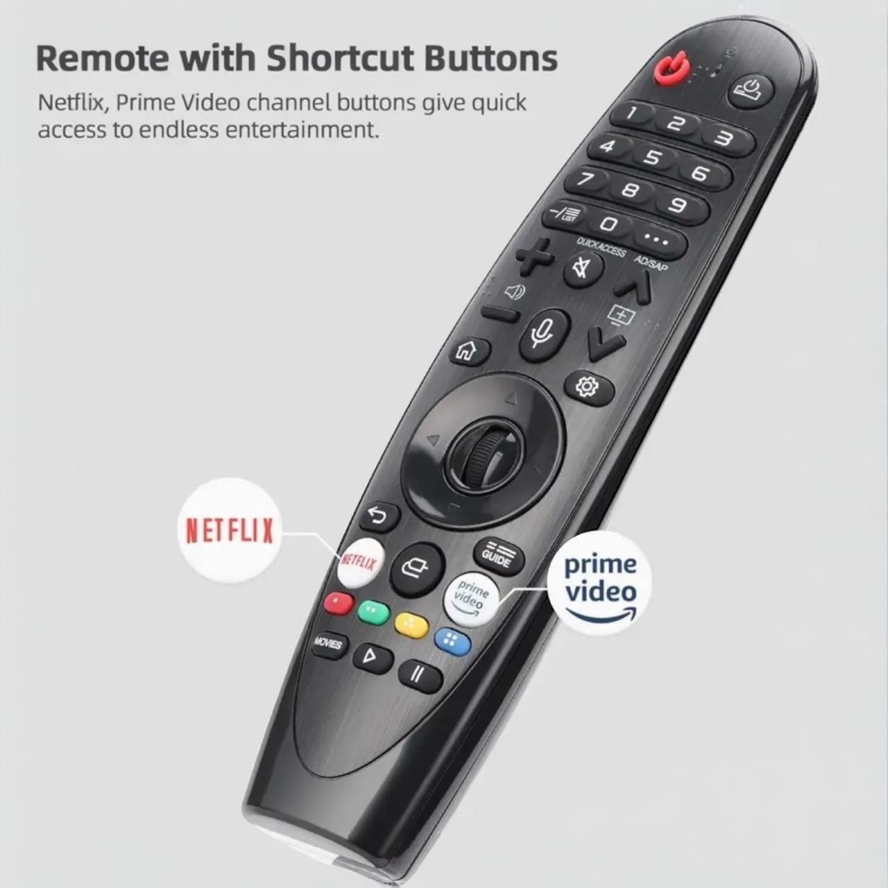 CONTROL REMOTO LG SMART TV MAGIC MOVIES NETFLIX PRIMER VIDEOS-2
