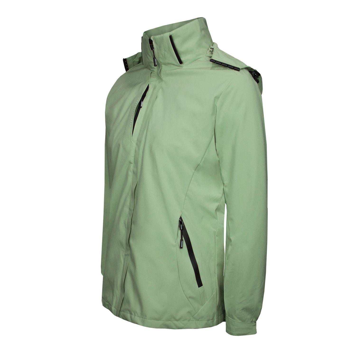 CHAQUETA 3 EN 1 DESMONTABLE MUJER TURQUESA-1